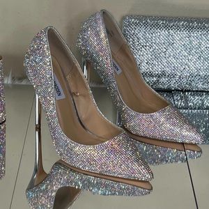 Steve Madden Diamond Bling Heeled Pump